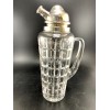 Huge Vintage Hawkes Glass Company Sterling Silver and Crystal Cut Glass Cocktail Shaker