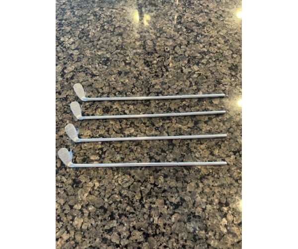 Four Chase “Niblick” Golf Club Cocktail Mixer Stirrers