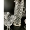 Hawkes  Glass Cocktail Mixer set with Sterling Silver Base