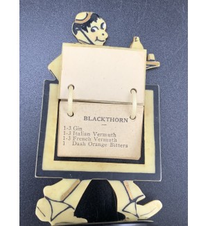 Vintage Bakelite Plastic Recipe Card Holder on Bellhop