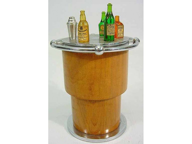 Round Bar Shaped Cocktail Picks Holder Like New