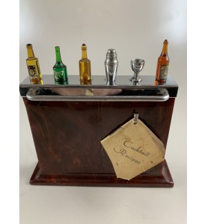 Vintage Harris Dunn Bakelite Cocktail Bar in Original Box
